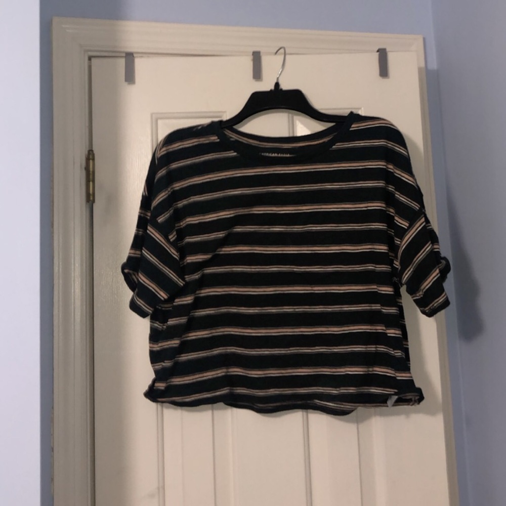 ae cropped boxy tee
